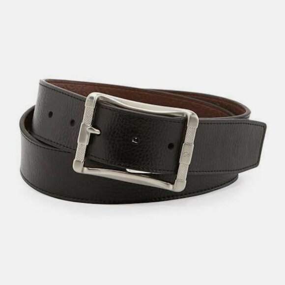 Robert Graham Baker Reversible Paisley Leather Belt - Picture 1 of 3